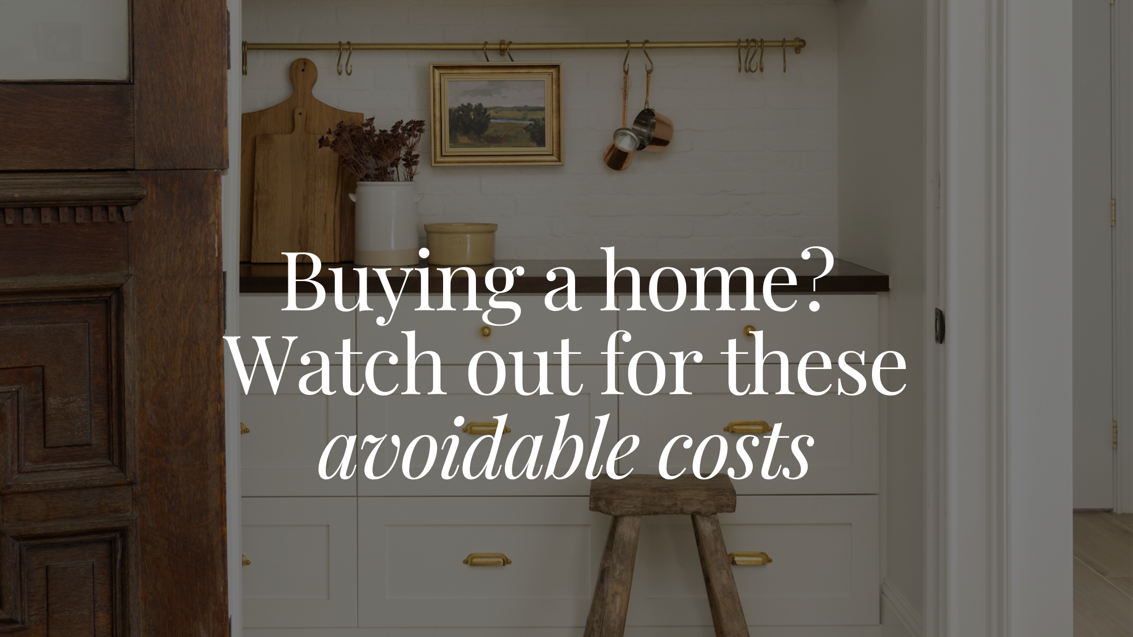 Buying a home? Watch out for these avoidable costs